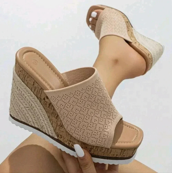 2024 Wedges & Thick-Soled  Rope Fashion Sandals - Picture 1 of 7